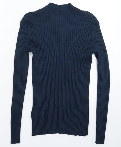 Womens UK Size M H&M Blue Pullover Jumper