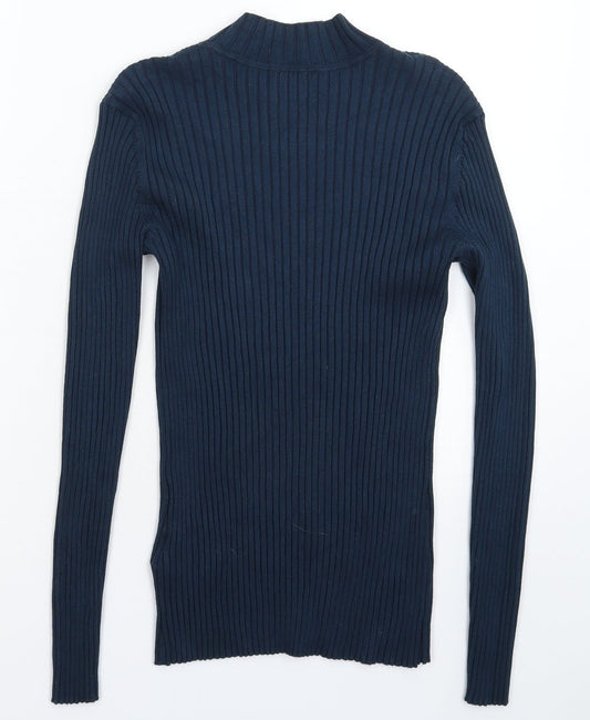 Womens UK Size M H&M Blue Pullover Jumper