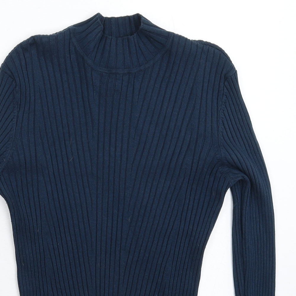 Womens UK Size M H&M Blue Pullover Jumper