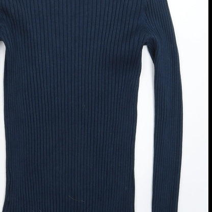 Womens UK Size M H&M Blue Pullover Jumper