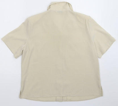 Berkertex Womens Grey   Basic Button-Up Size 16