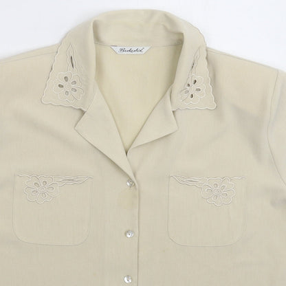 Berkertex Womens Grey   Basic Button-Up Size 16