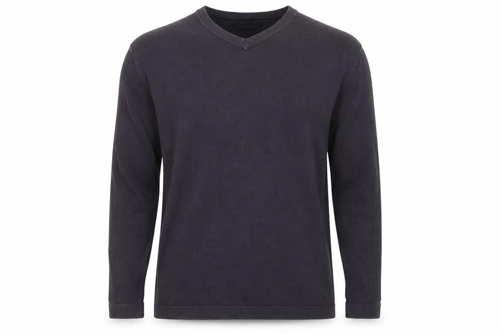 Mens UK Size S George Grey Pullover Jumper