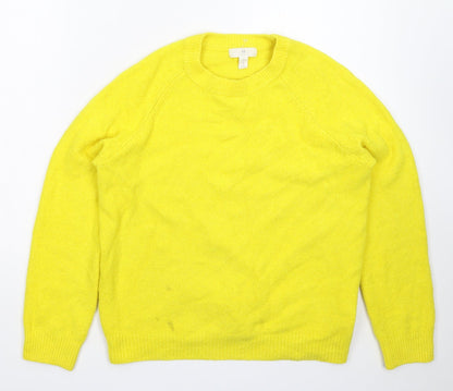 Womens UK Size M H&M Yellow Pullover Jumper