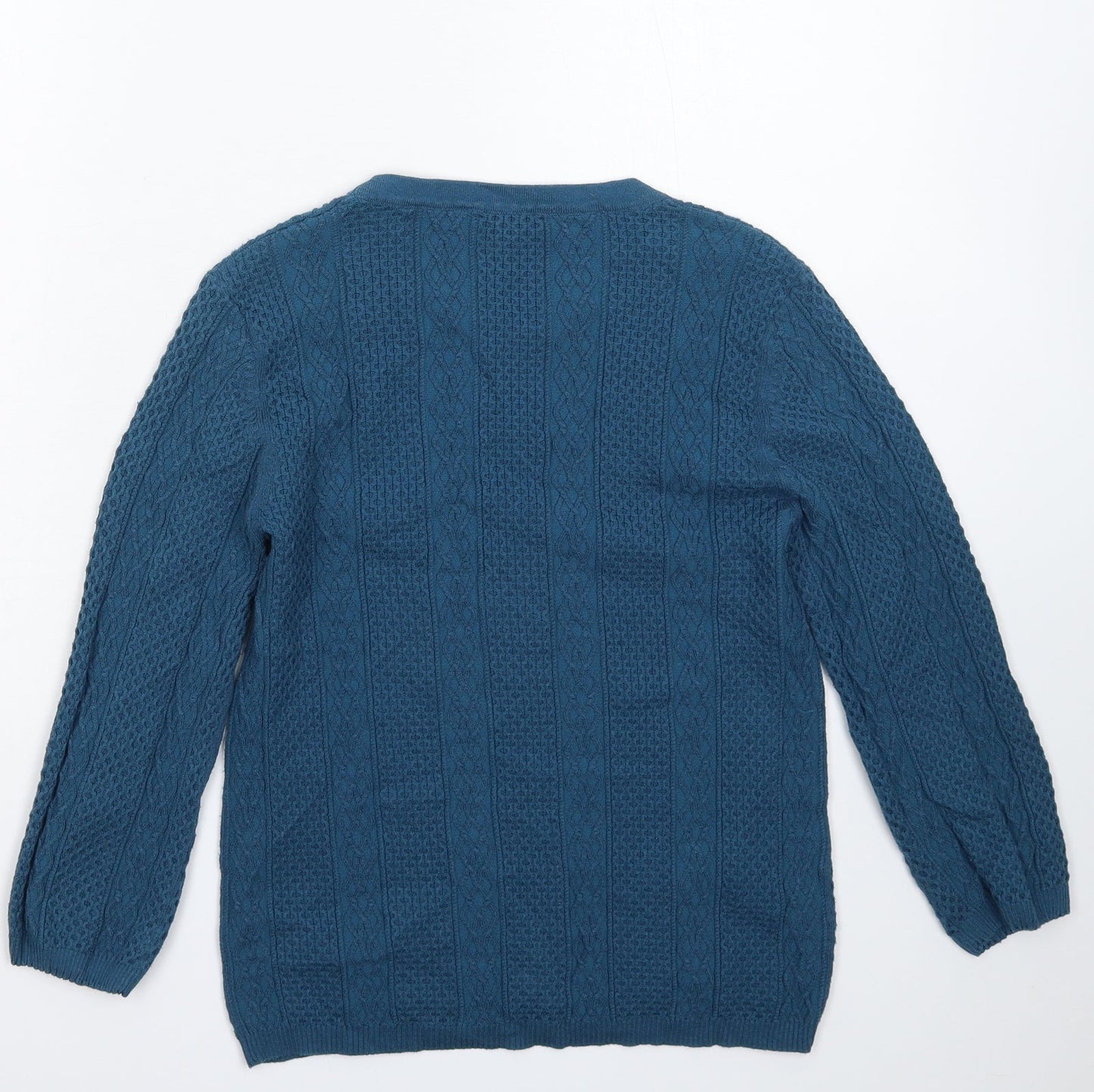 Womens UK Size M Country Casuals Blue Pullover Jumper