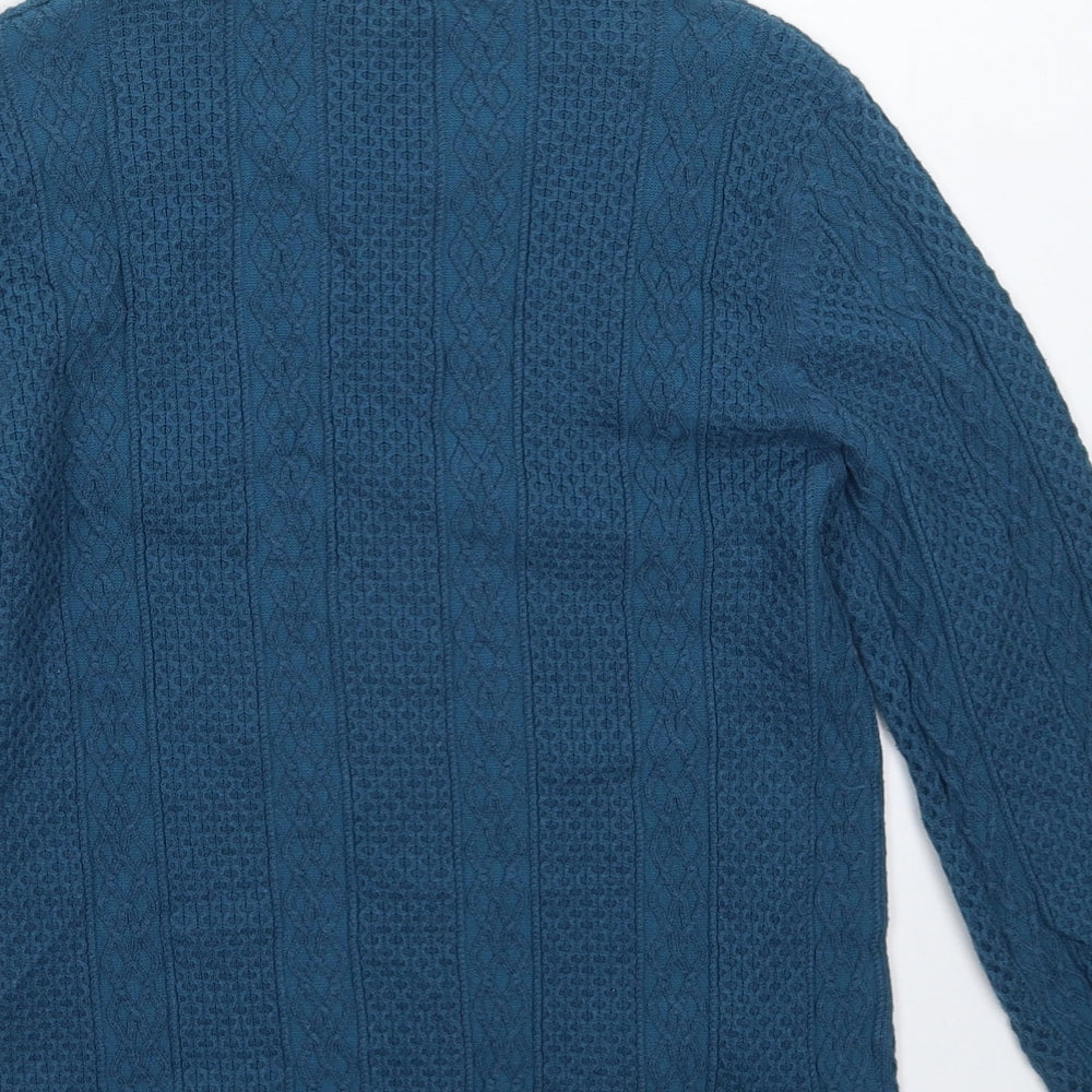 Womens UK Size M Country Casuals Blue Pullover Jumper