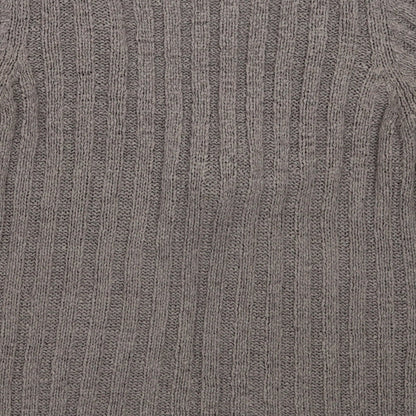 BHS Womens Grey  Knit Cardigan Jumper Size 14