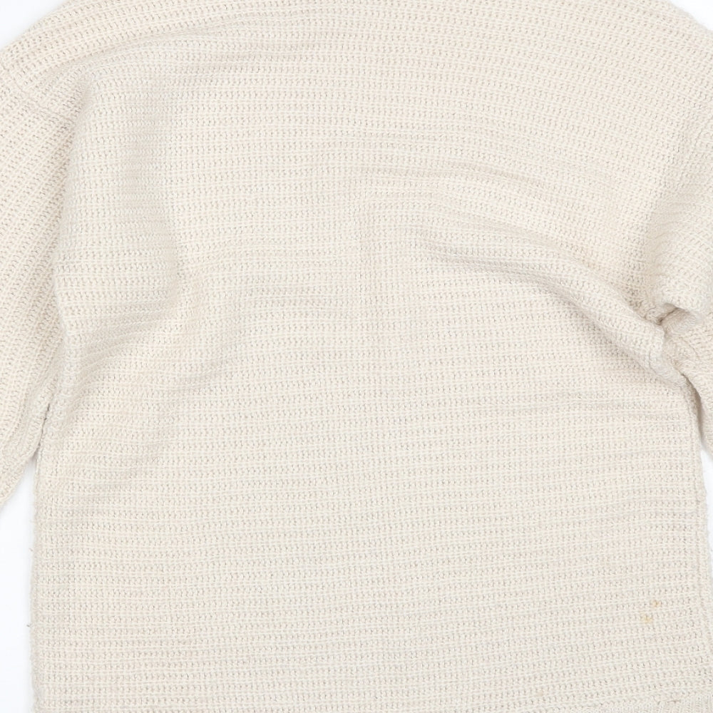 Womens UK Size 10 Atmosphere Beige Pullover Jumper