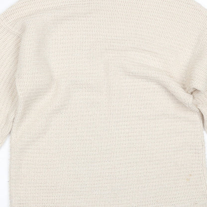 Womens UK Size 10 Atmosphere Beige Pullover Jumper