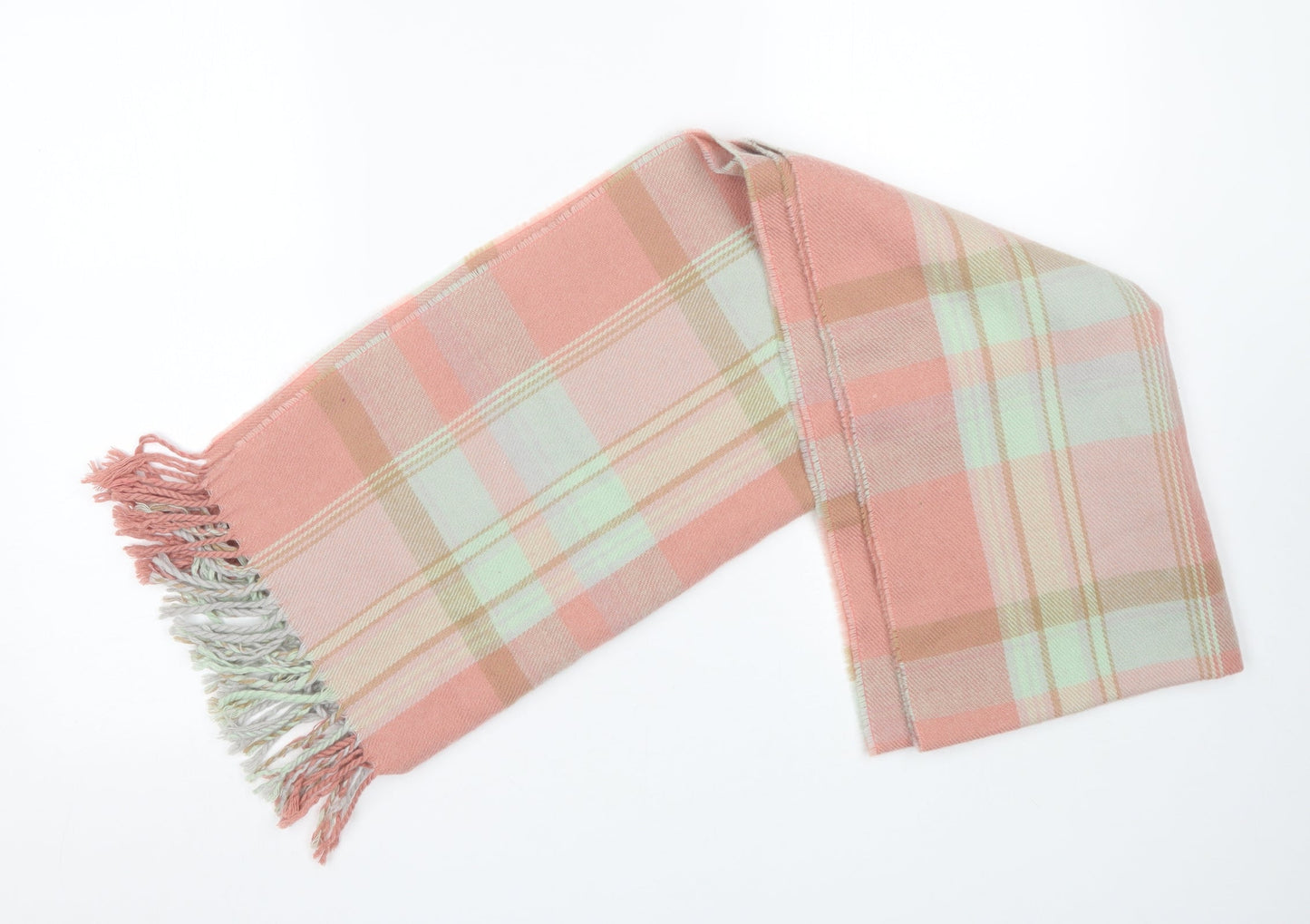New Look Womens Pink Plaid   Scarf