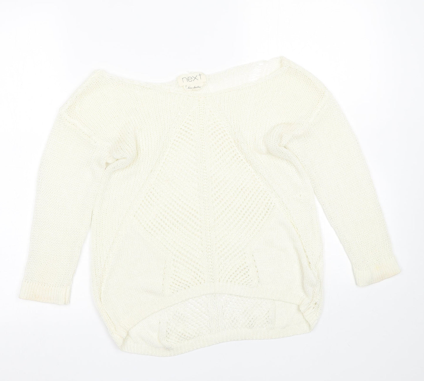 Womens UK Size 6 NEXT Beige Pullover Jumper