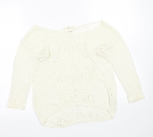 Womens UK Size 6 NEXT Beige Pullover Jumper