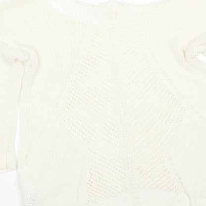 Womens UK Size 6 NEXT Beige Pullover Jumper