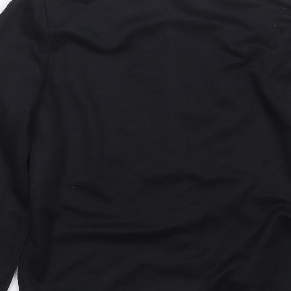 Womens UK Size 12 Preworn Black Cardigan Jumper