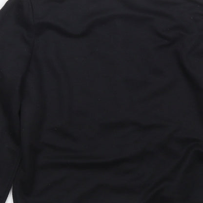 Womens UK Size 12 Preworn Black Cardigan Jumper