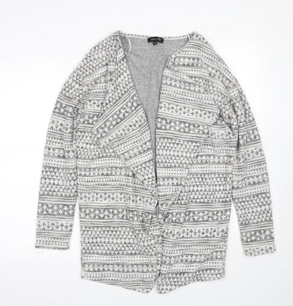 Womens UK Size 8 New Look White Cardigan Jumper