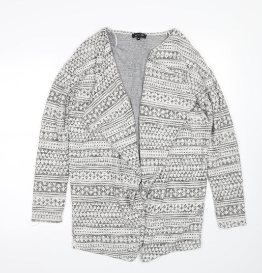 Womens UK Size 8 New Look White Cardigan Jumper