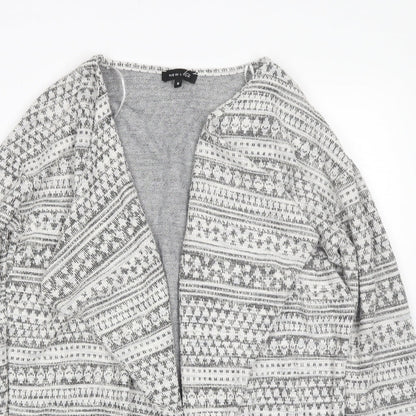 Womens UK Size 8 New Look White Cardigan Jumper