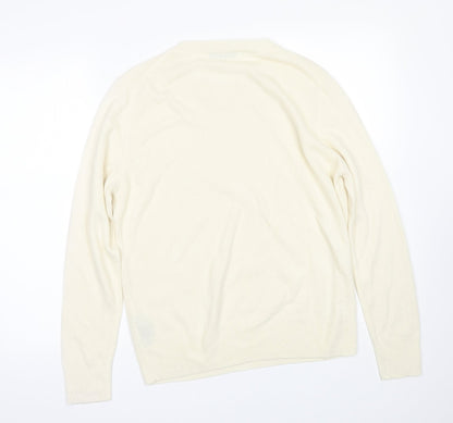 Womens UK Size 12 Very Beige Pullover Jumper
