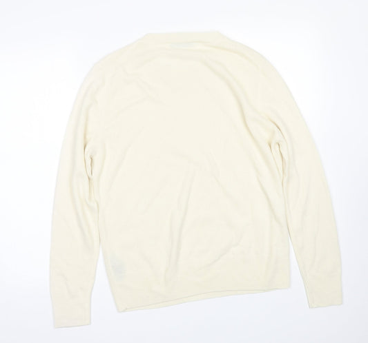 Womens UK Size 12 Very Beige Pullover Jumper