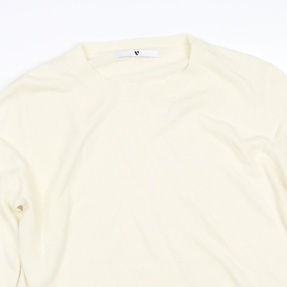 Womens UK Size 12 Very Beige Pullover Jumper
