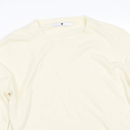 Womens UK Size 12 Very Beige Pullover Jumper