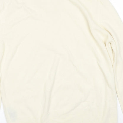 Womens UK Size 12 Very Beige Pullover Jumper