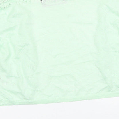 Womens UK Size 10 Atmosphere Green Cape Jumper