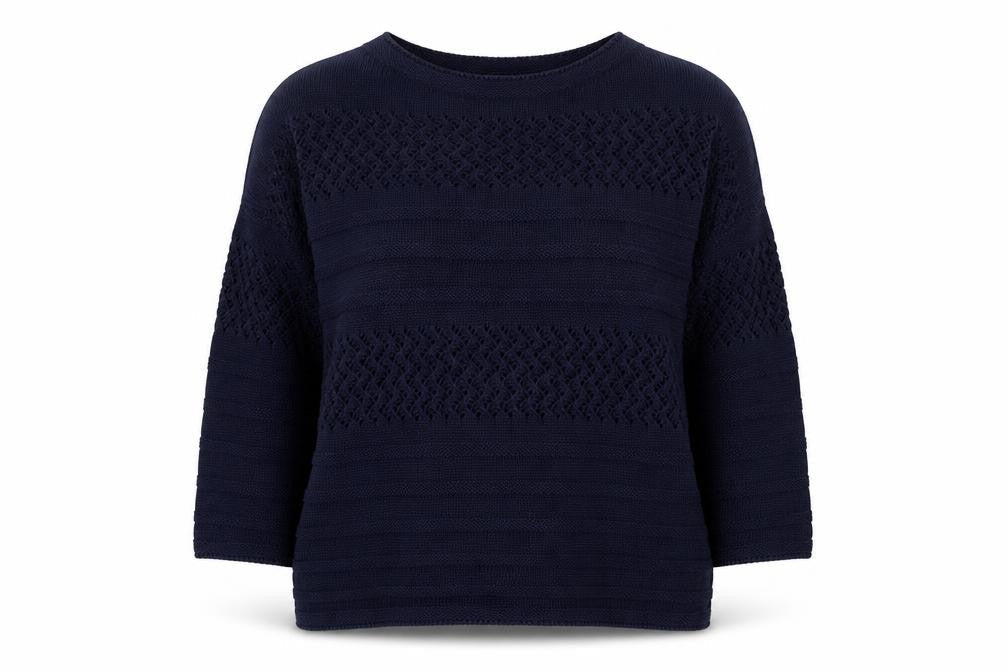 Bonmarché Womens Blue Pullover Jumper Size S