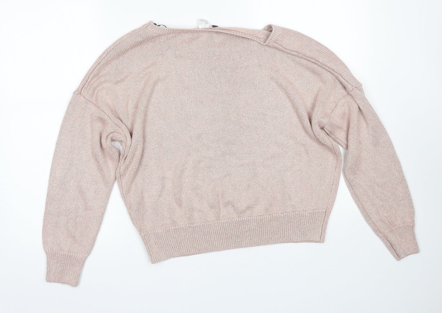 Womens UK Size L H&M Pink Pullover Jumper
