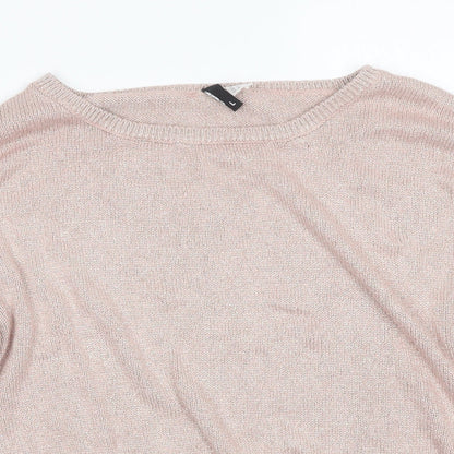 Womens UK Size L H&M Pink Pullover Jumper