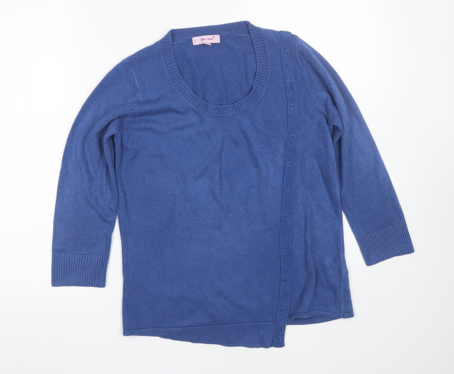 Womens UK Size 12 Per Una Blue Pullover Jumper