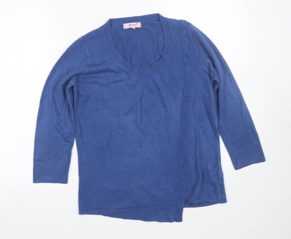 Womens UK Size 12 Per Una Blue Pullover Jumper