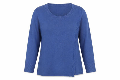 Womens UK Size 12 Per Una Blue Pullover Jumper