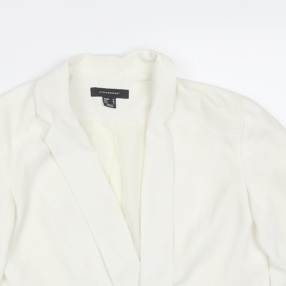 Atmosphere Womens White   Jacket Suit Size 10
