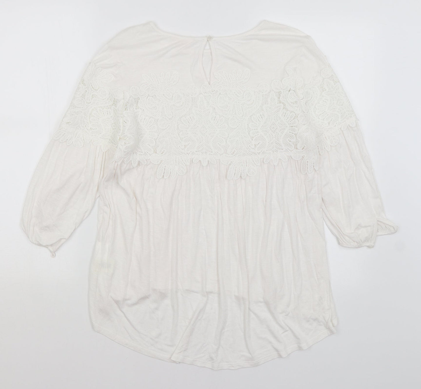 Advia Womens White   Basic Blouse Size S