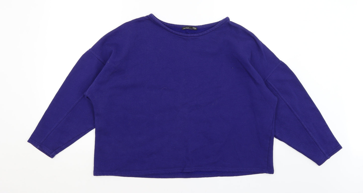 Womens UK Size M Zara Pink Pullover Jumper