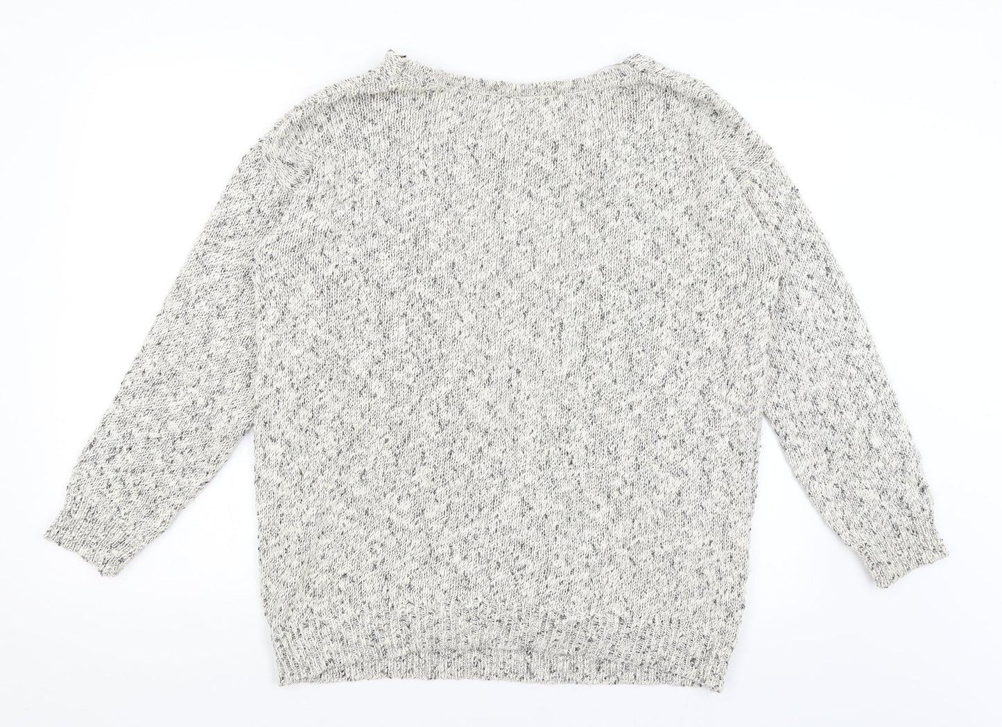 Womens UK Size 16 Miss Selfridge Ivory Pullover Jumper