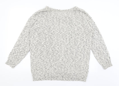 Womens UK Size 16 Miss Selfridge Ivory Pullover Jumper
