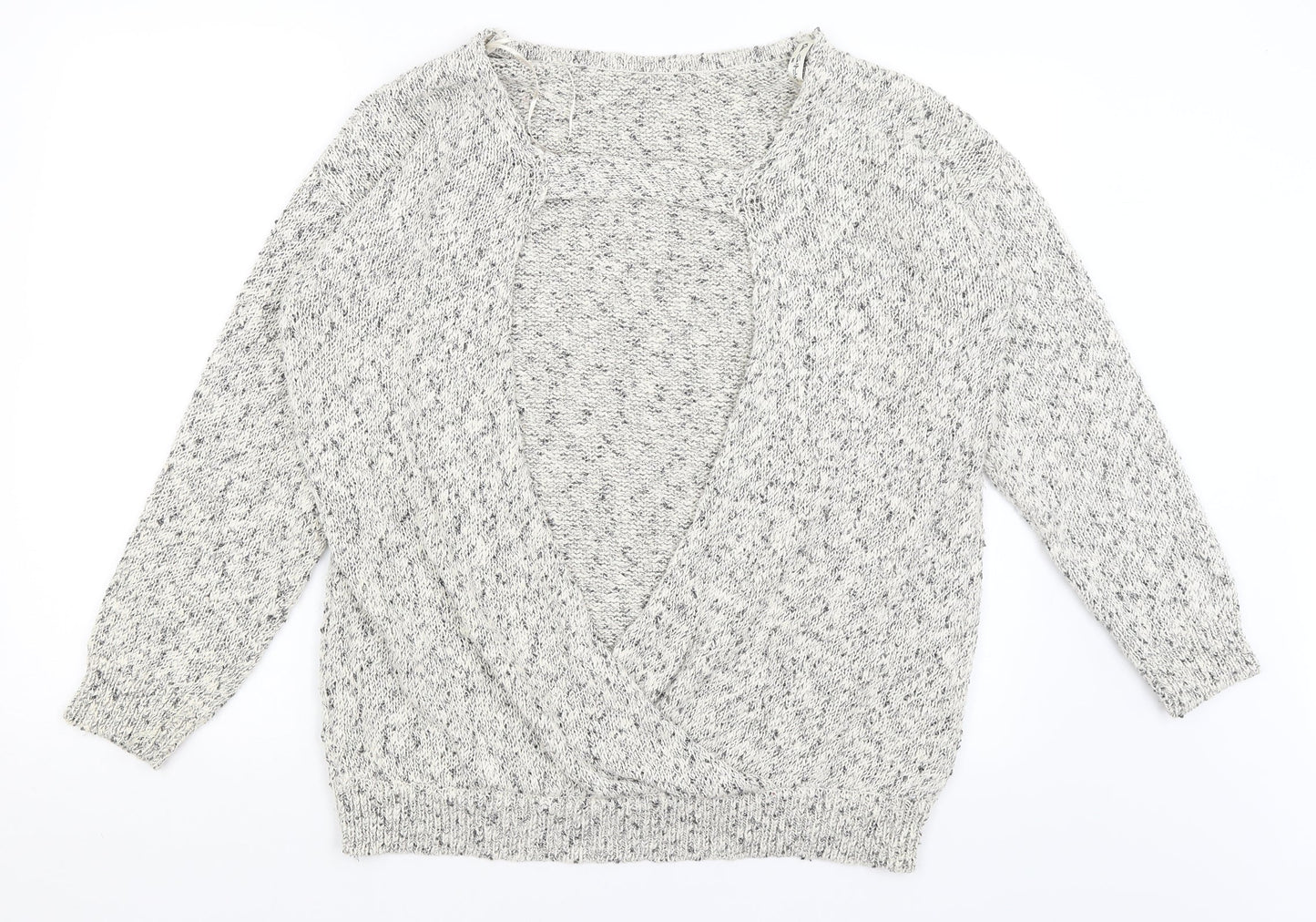 Womens UK Size 16 Miss Selfridge Ivory Pullover Jumper