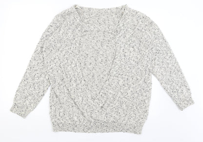 Womens UK Size 16 Miss Selfridge Ivory Pullover Jumper