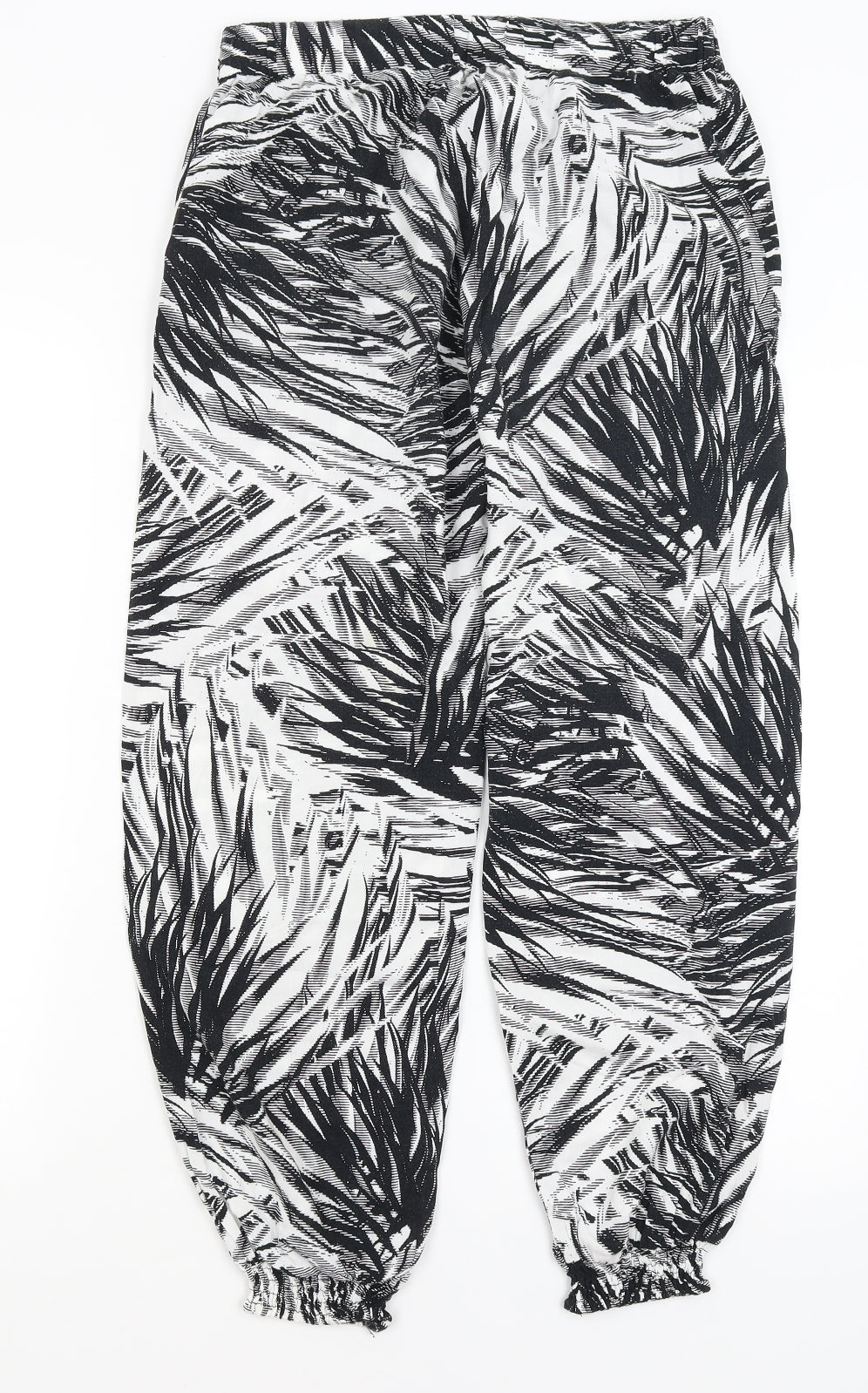 F&F Womens White   Harem Trousers Size S L26 in