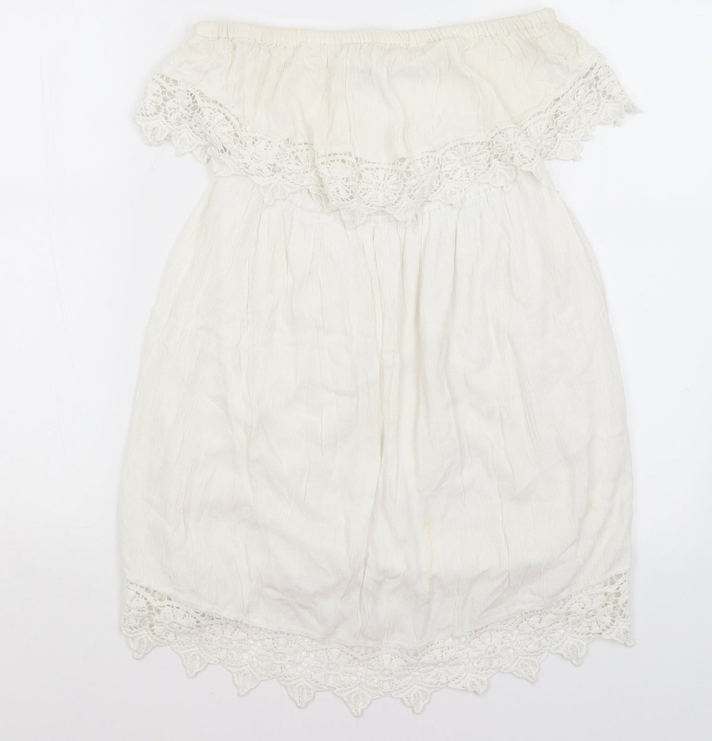 Womens UK Size 10 Select White Basic Blouse