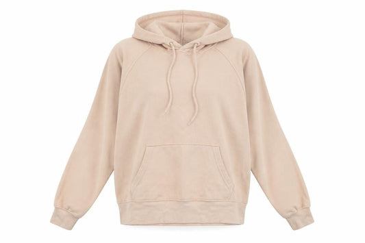 Front view of Divided women’s pink pullover hoodie, size XS
