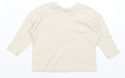 George Baby Brown   Basic T-Shirt Size 12-18 Months  - Good Day