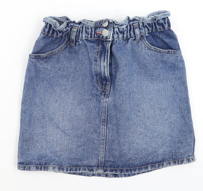 Candy Couture Girls Blue   A-Line Skirt Size 12 Years