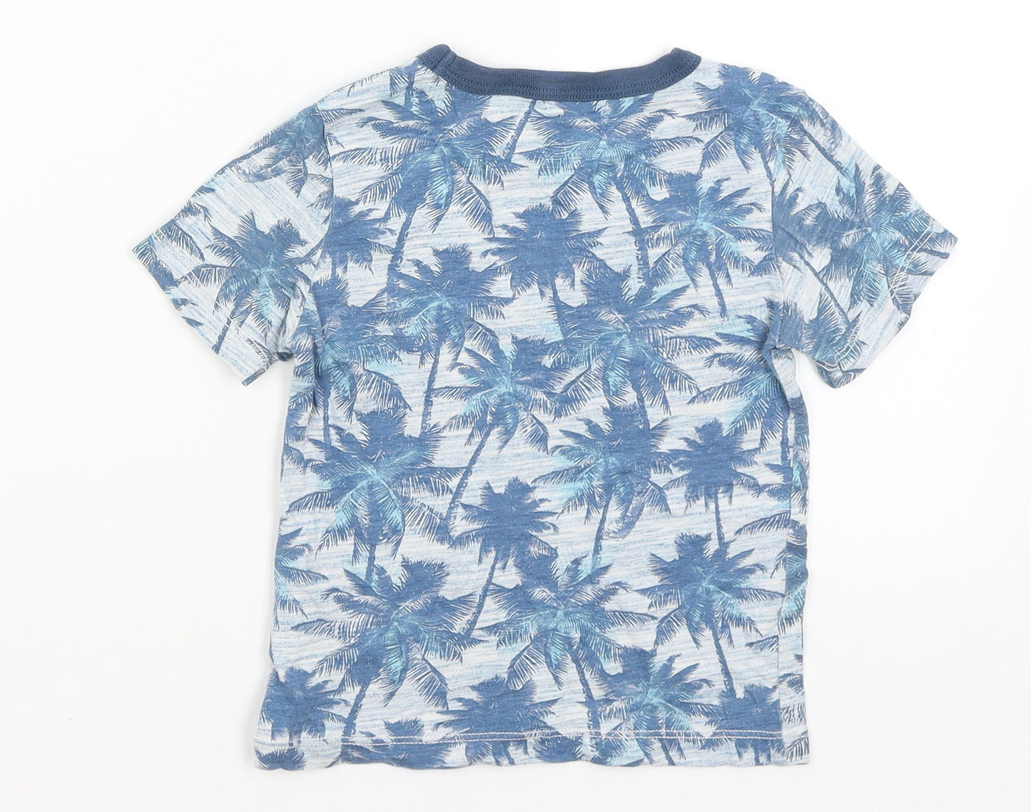 H&M Boys Blue   Basic T-Shirt Size 3-4 Years  - Blue Cove