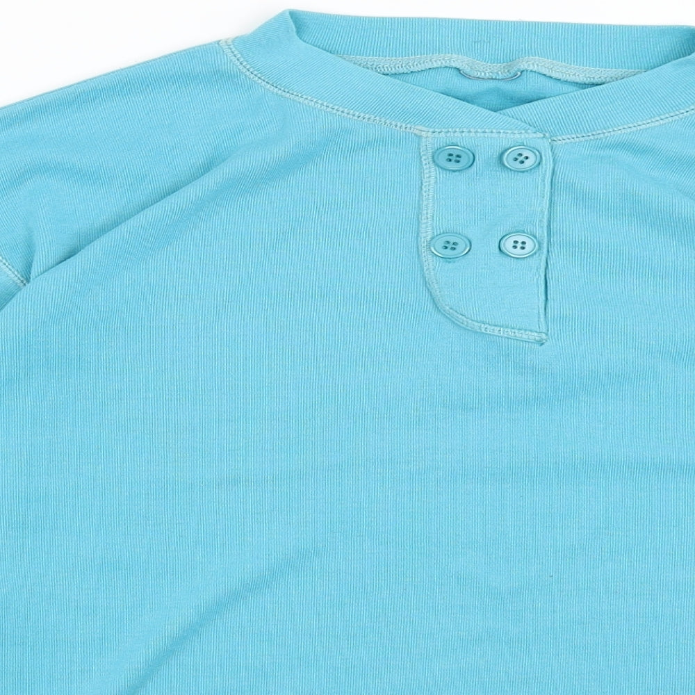Womens UK Size L Preworn Blue Pullover Jumper