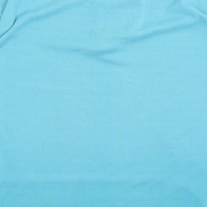 Womens UK Size L Preworn Blue Pullover Jumper