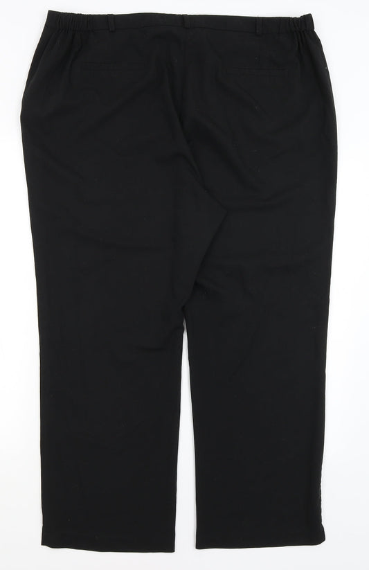 Tailored Womens Black   Dress Pants Trousers Size 20 L26.5 in